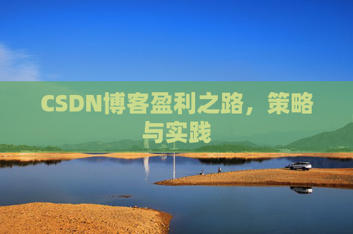 CSDN博客盈利之路,策略与实践